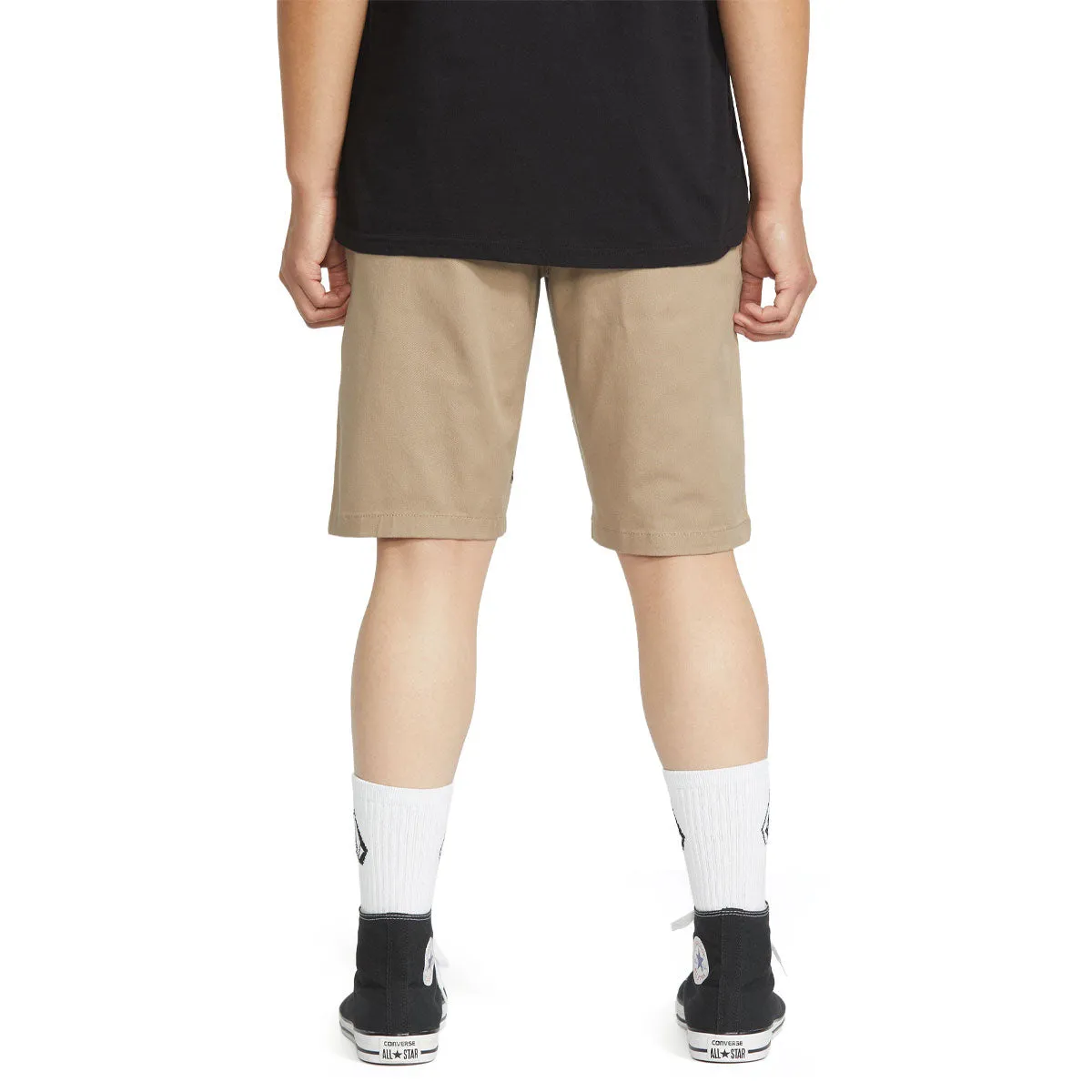 Anti Static Treatment Volcom Frickin Modern Stretch 21 Shorts - Khaki 2025