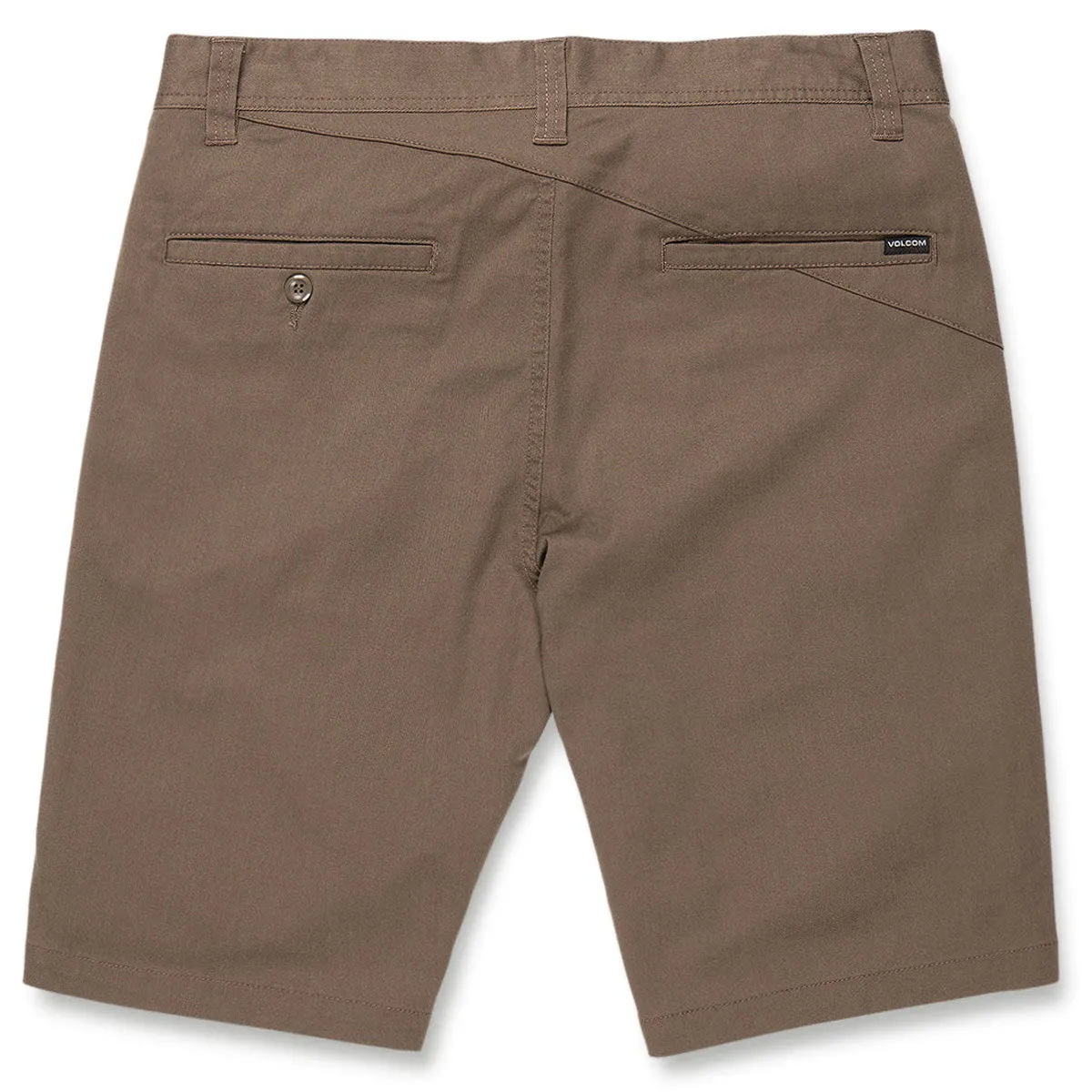 All Purpose Utility Fit Mesh Fabric Volcom Frickin Modern Stretch 21 Shorts - Mushroom