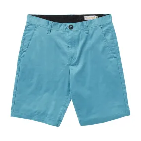 Volcom Frickin Modern Stretch 21 Shorts - Used Blue Socks ribbed texture