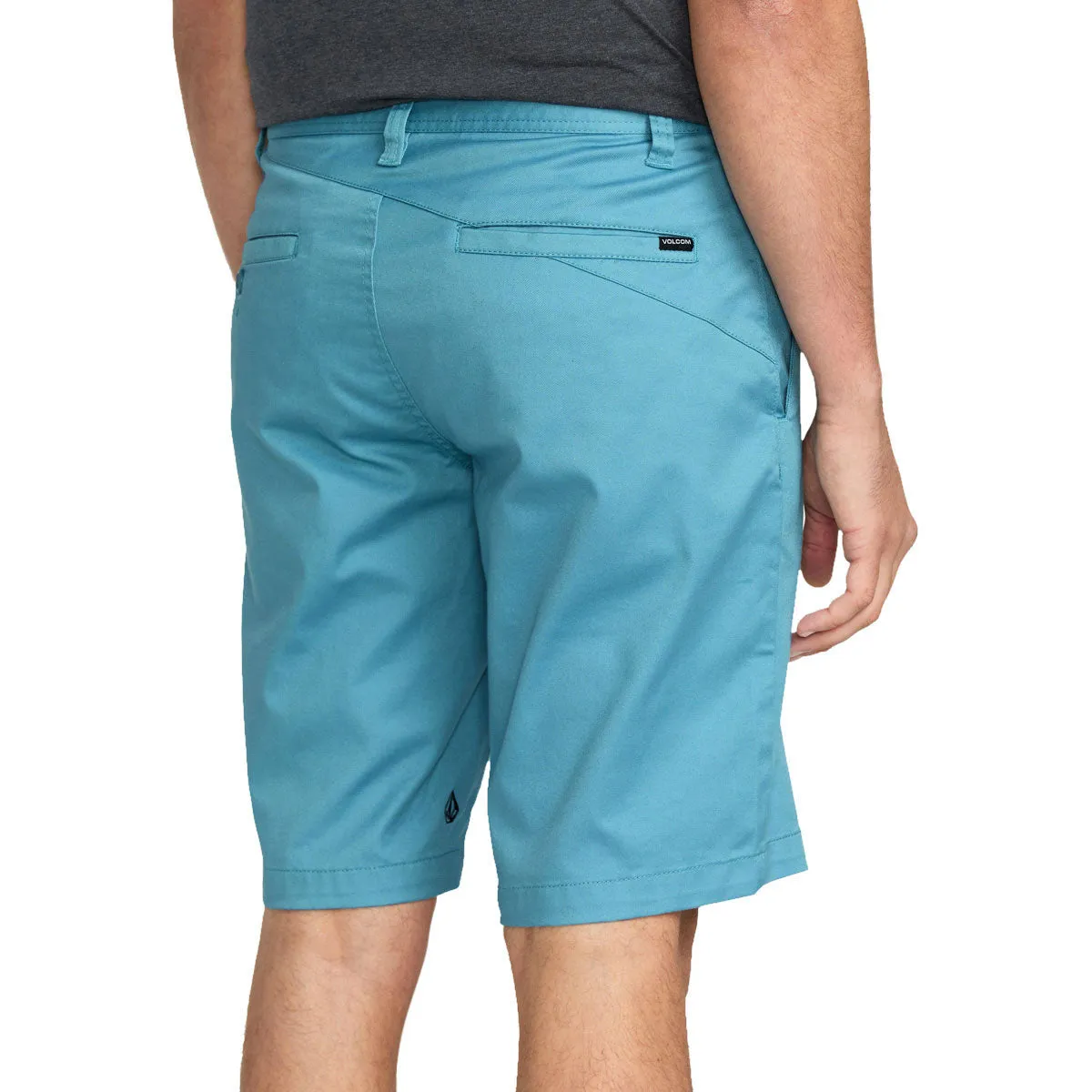 Sports Comfort Recycled Material Volcom Frickin Modern Stretch 21 Shorts - Used Blue