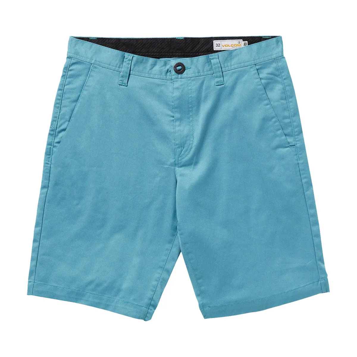 Volcom Frickin Modern Stretch 21 Shorts - Used Blue Socks ribbed texture