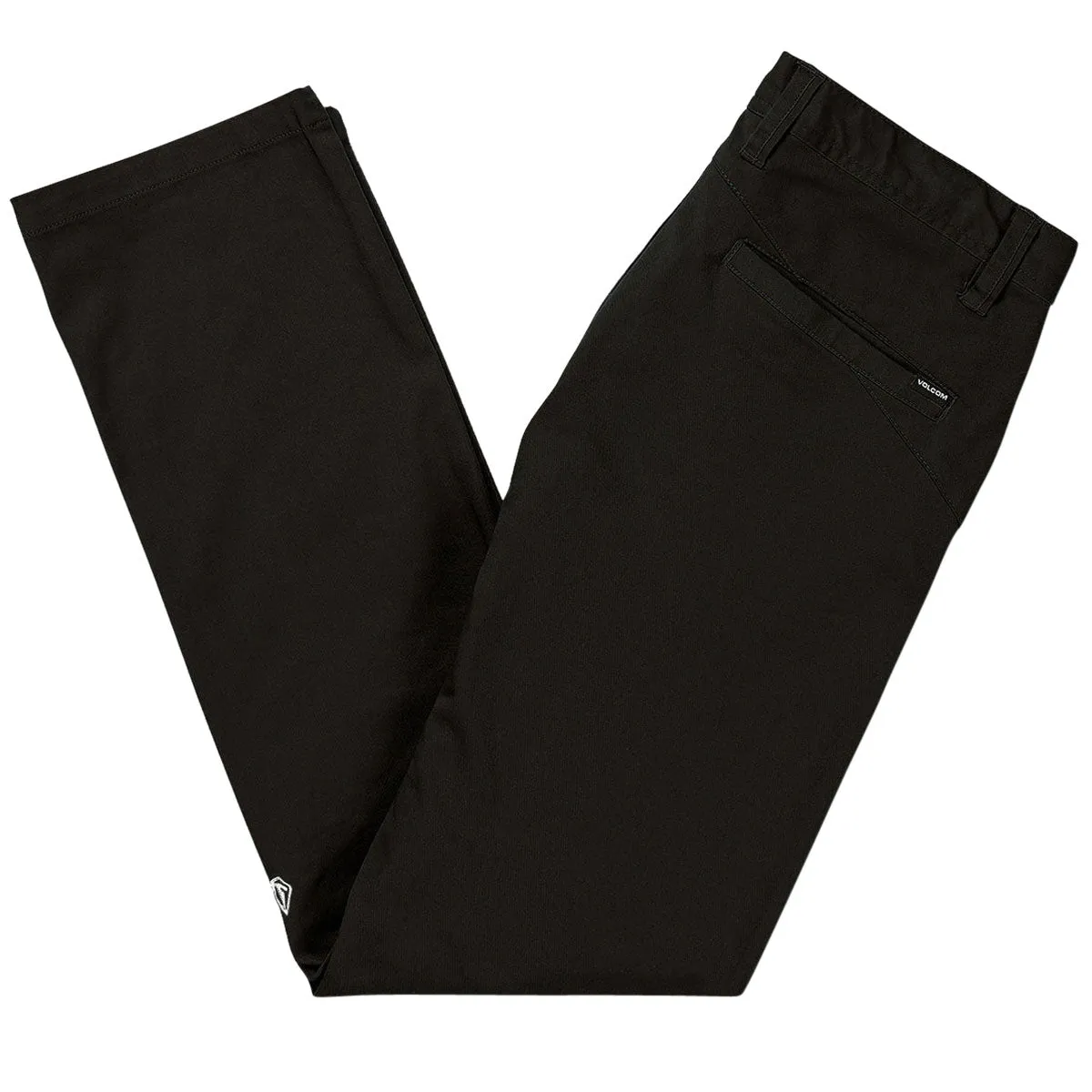 Classic Fit Comfort Fit Volcom Frickin Modern Stretch Pants - Black/Black