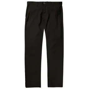 Volcom Frickin Modern Stretch Pants - Black/Black Rubberized grip