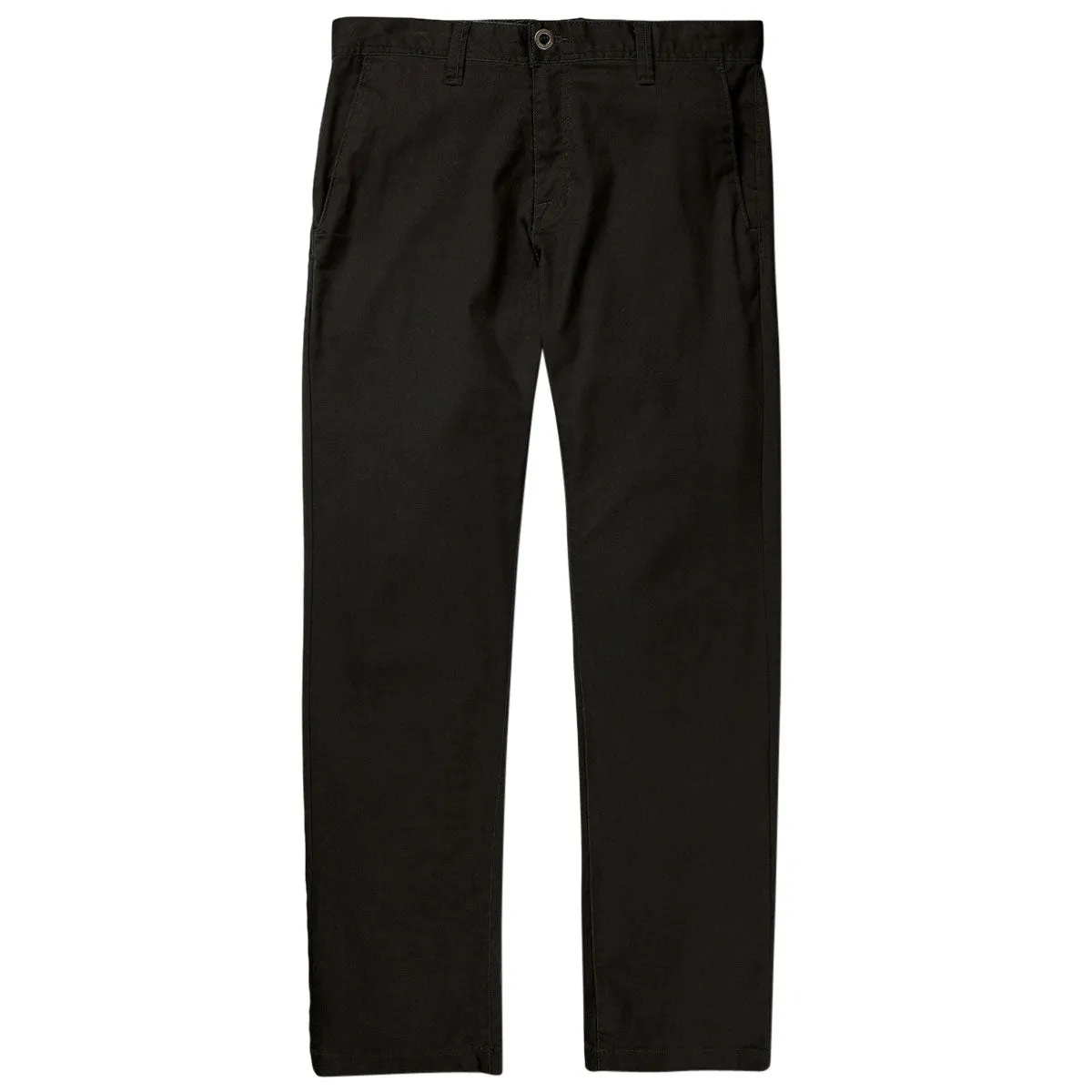 Volcom Frickin Modern Stretch Pants - Black/Black Simple Fit Functional Ease