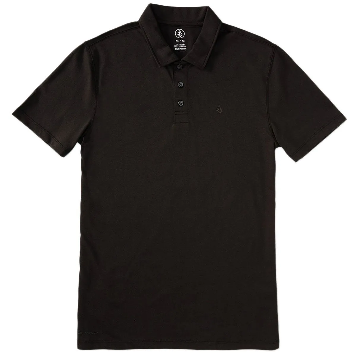 Beach Wear Volcom Hazard Pro Polo Shirt - Black