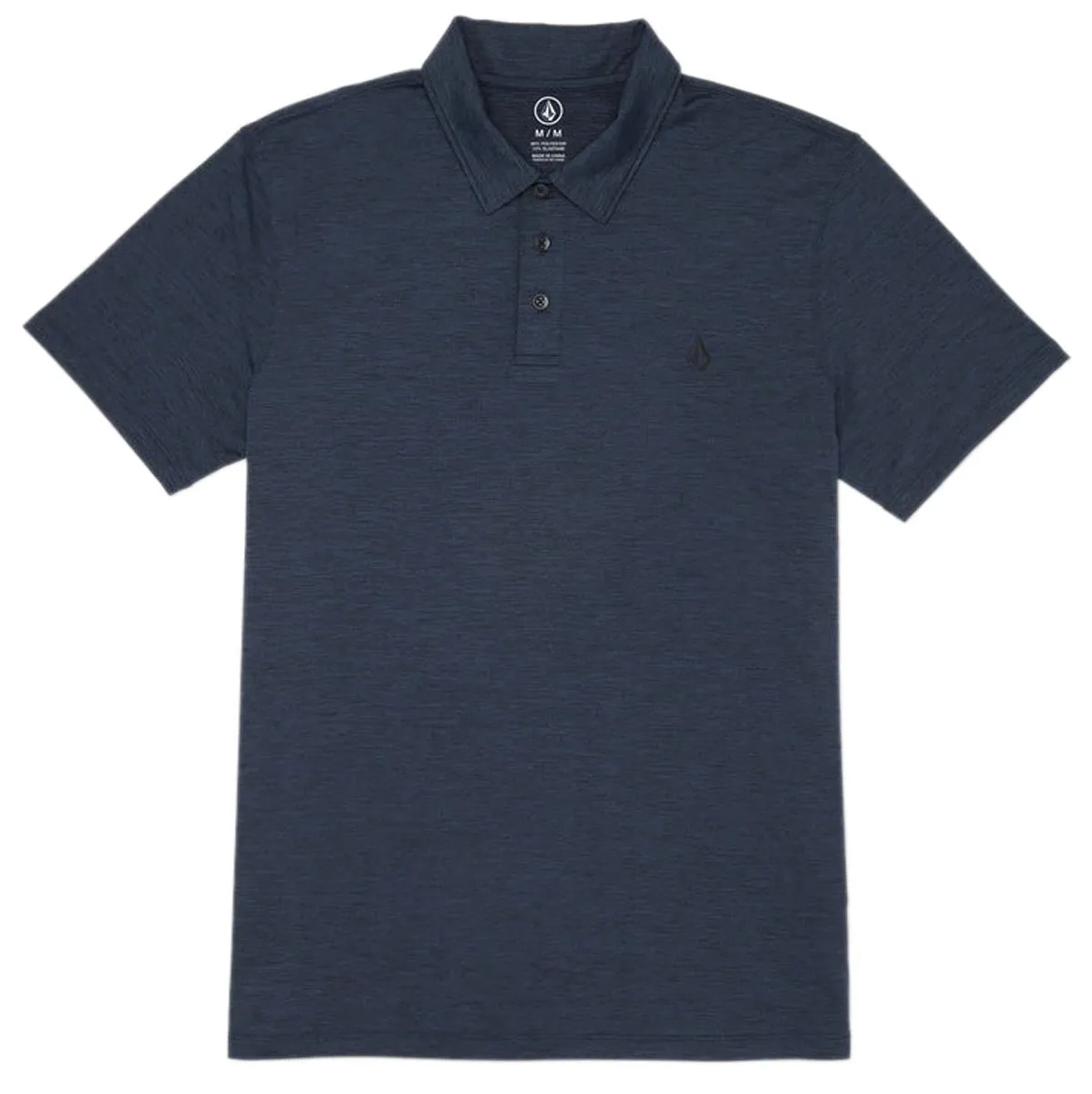 Volcom Hazard Pro Polo Shirt - Navy Heather Bamboo Fiber Blend