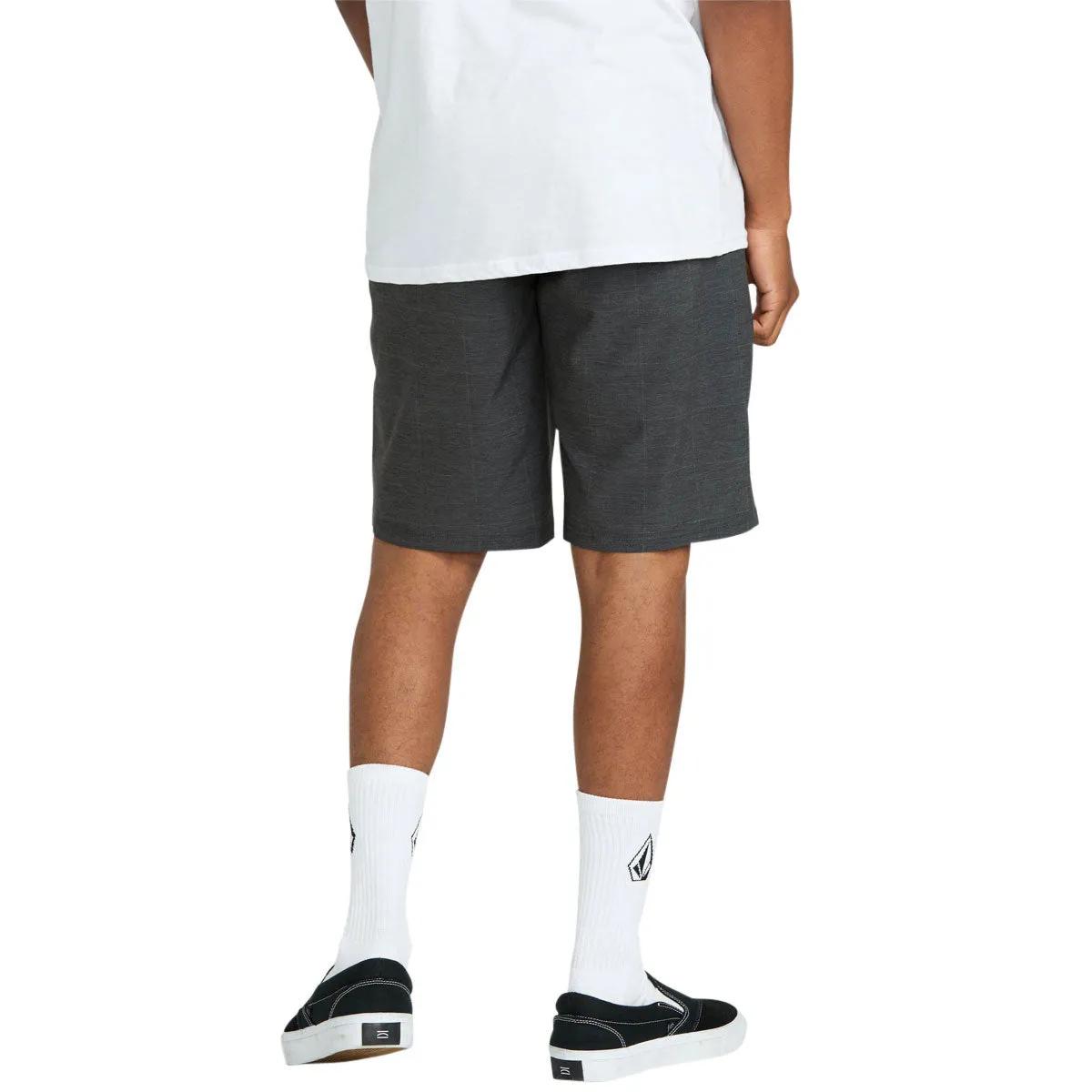 Volcom Mix Frickin Cross Shred 20 Shorts - Antique Black kids wear Comfort Fit
