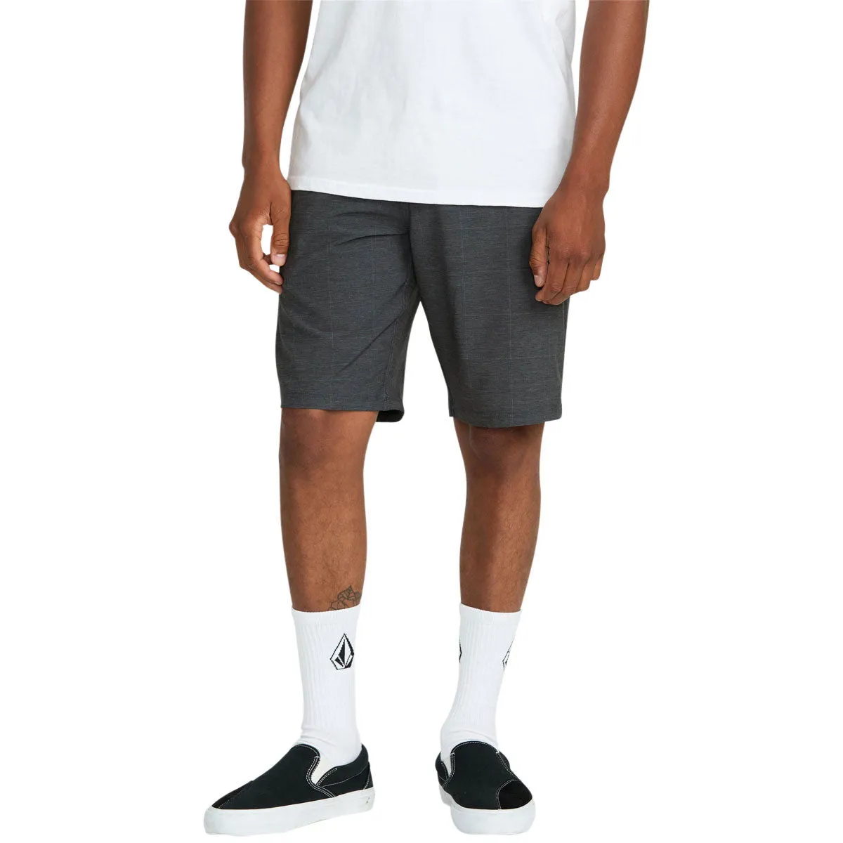 Volcom Mix Frickin Cross Shred 20 Shorts - Antique Black Eco-friendly yoga clothing