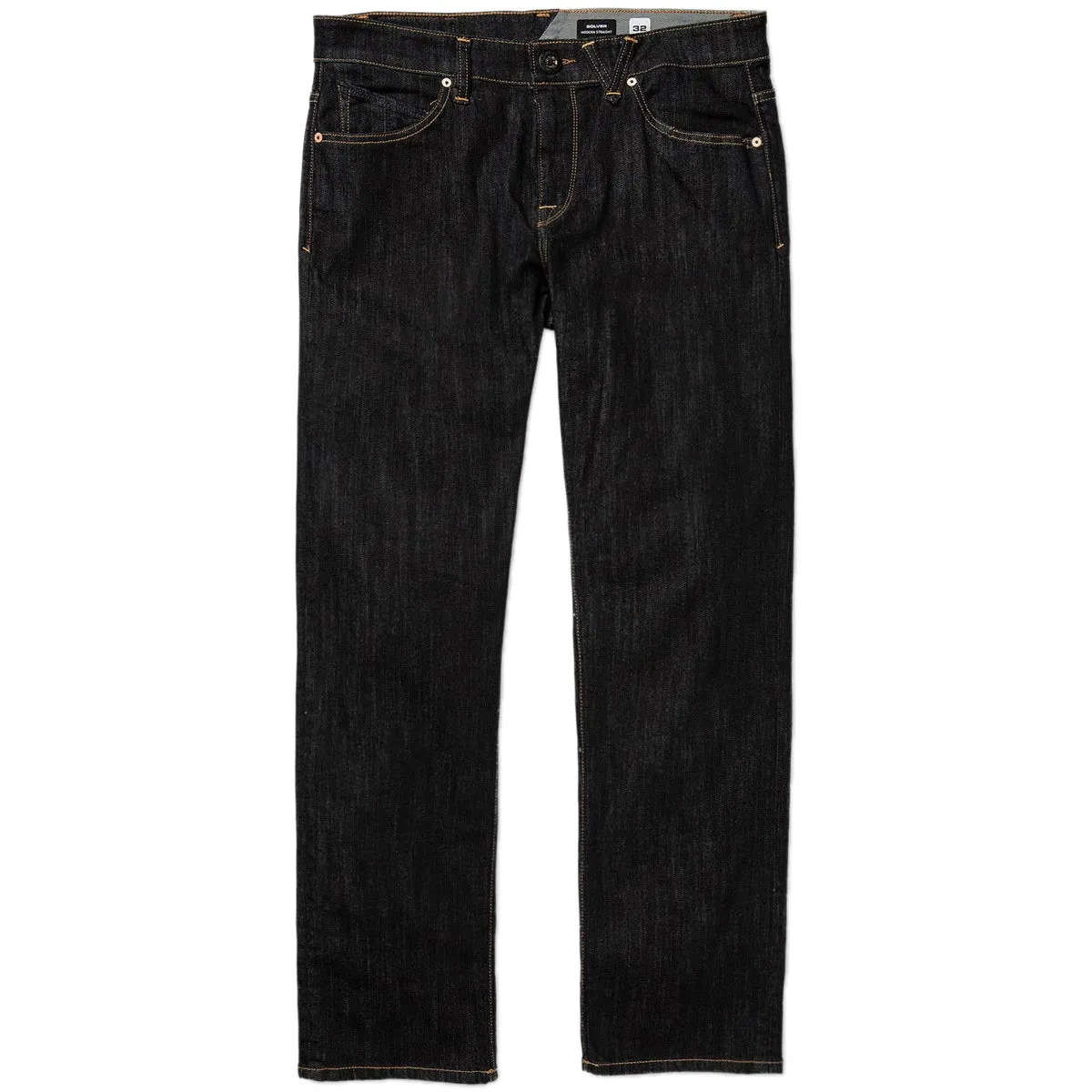 ErgonomicStitching Volcom Solver Denim Jeans - Rinse