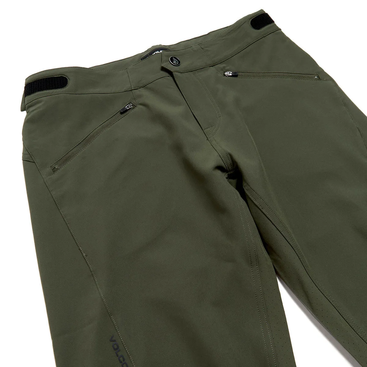 Feminine Cut Volcom Trail Ripper Pants - Squadron Green