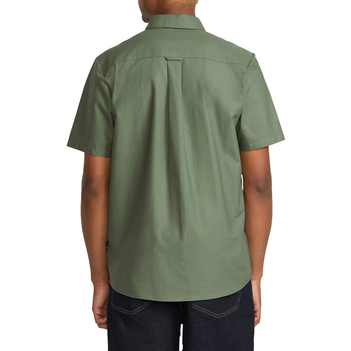Flexible Material Volcom Veeco Oxford Shirt - Light Olive