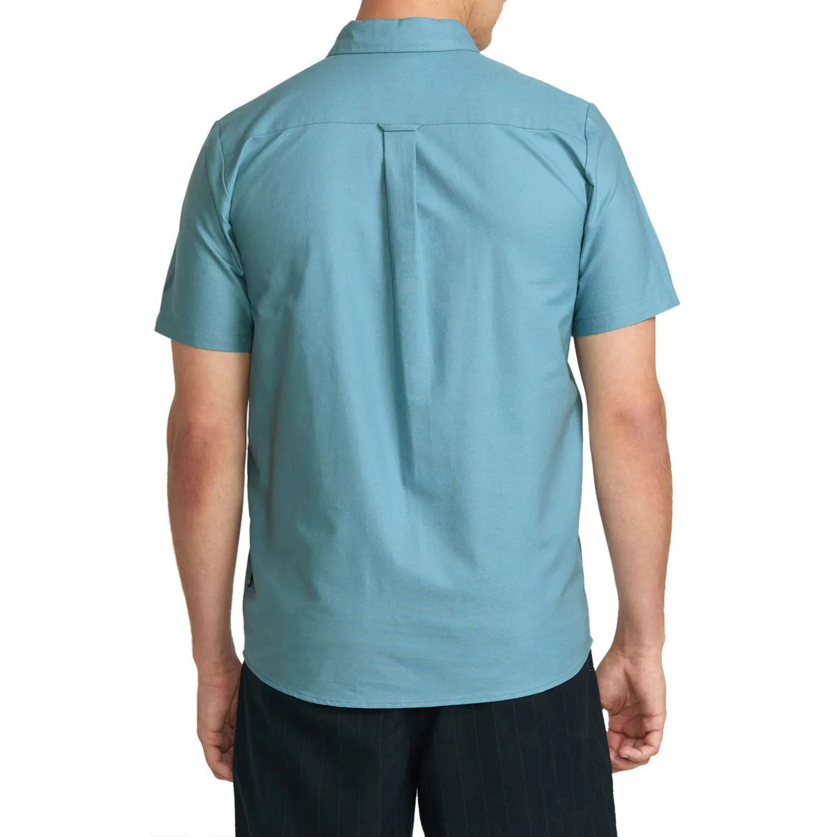 Volcom Veeco Oxford Shirt - Used Blue Cooling Core Technology Professional Look