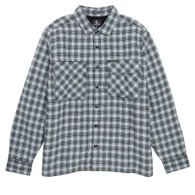 Limited Edition Double Needle Hemming Volcom Wilderstone Long Sleeve Shirt - Dirty White