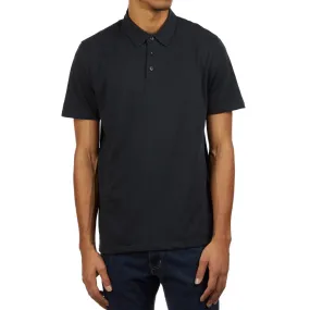 Soft Stretch Collar Volcom Wowzer Polo Shirt - Black