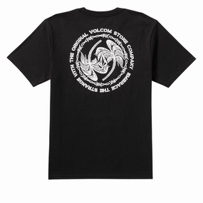 informal gathering Christmas Volcom Almeida T-Shirt - Black