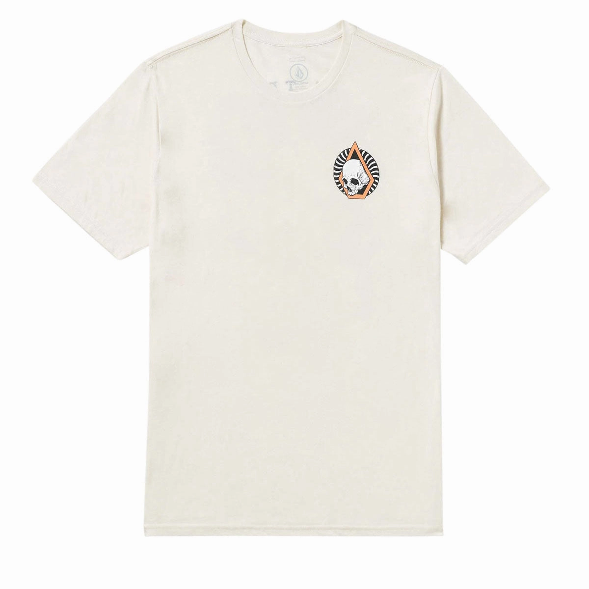 Volcom Arched T-Shirt - Off White/Heather OdorResistant Fabric Multi Panel Structure