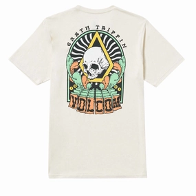 Volcom Arched T-Shirt - Off White/Heather anniversary Animal Print