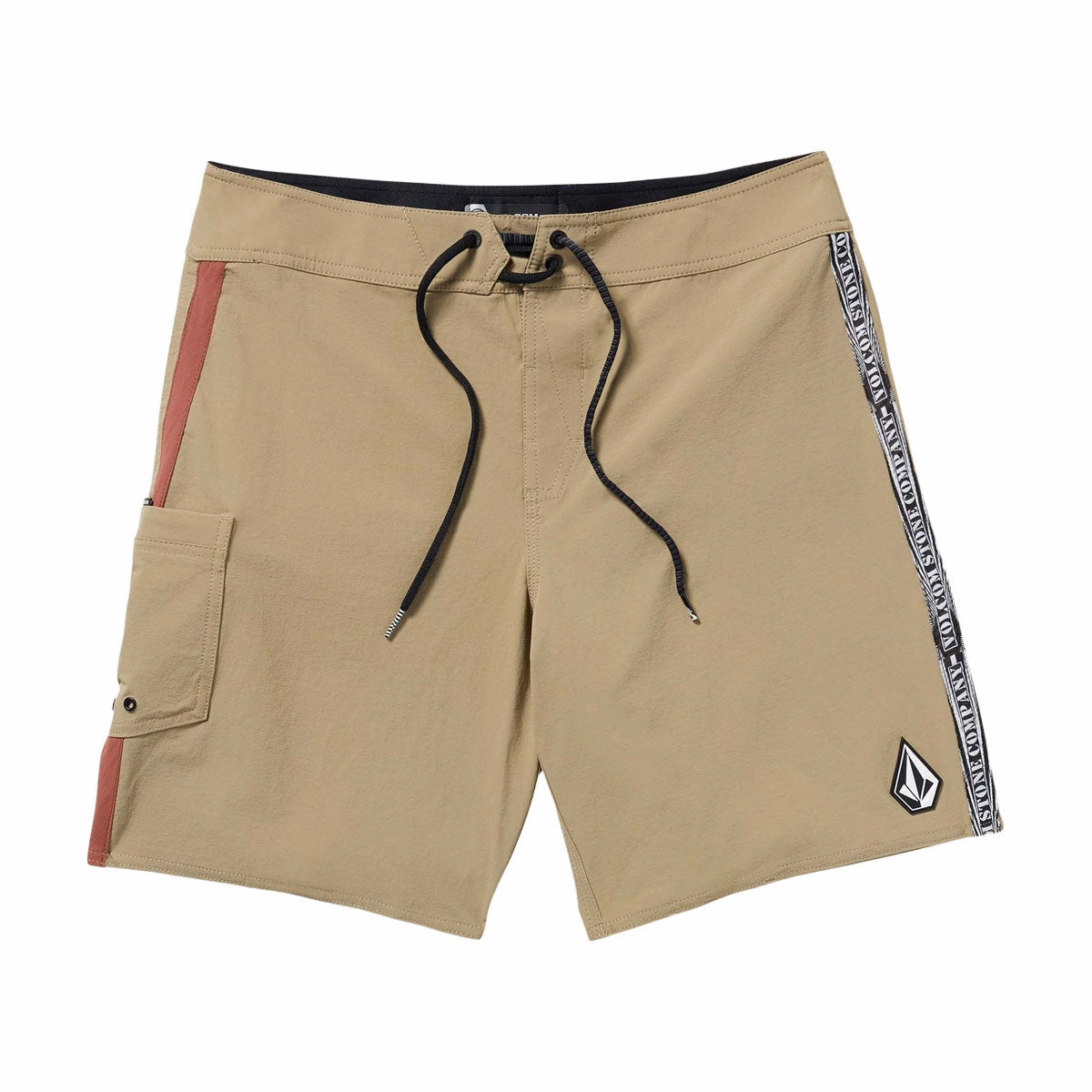 Fashion Comfort Wear Volcom Command Mod 18 Boardshorts - Khaki
