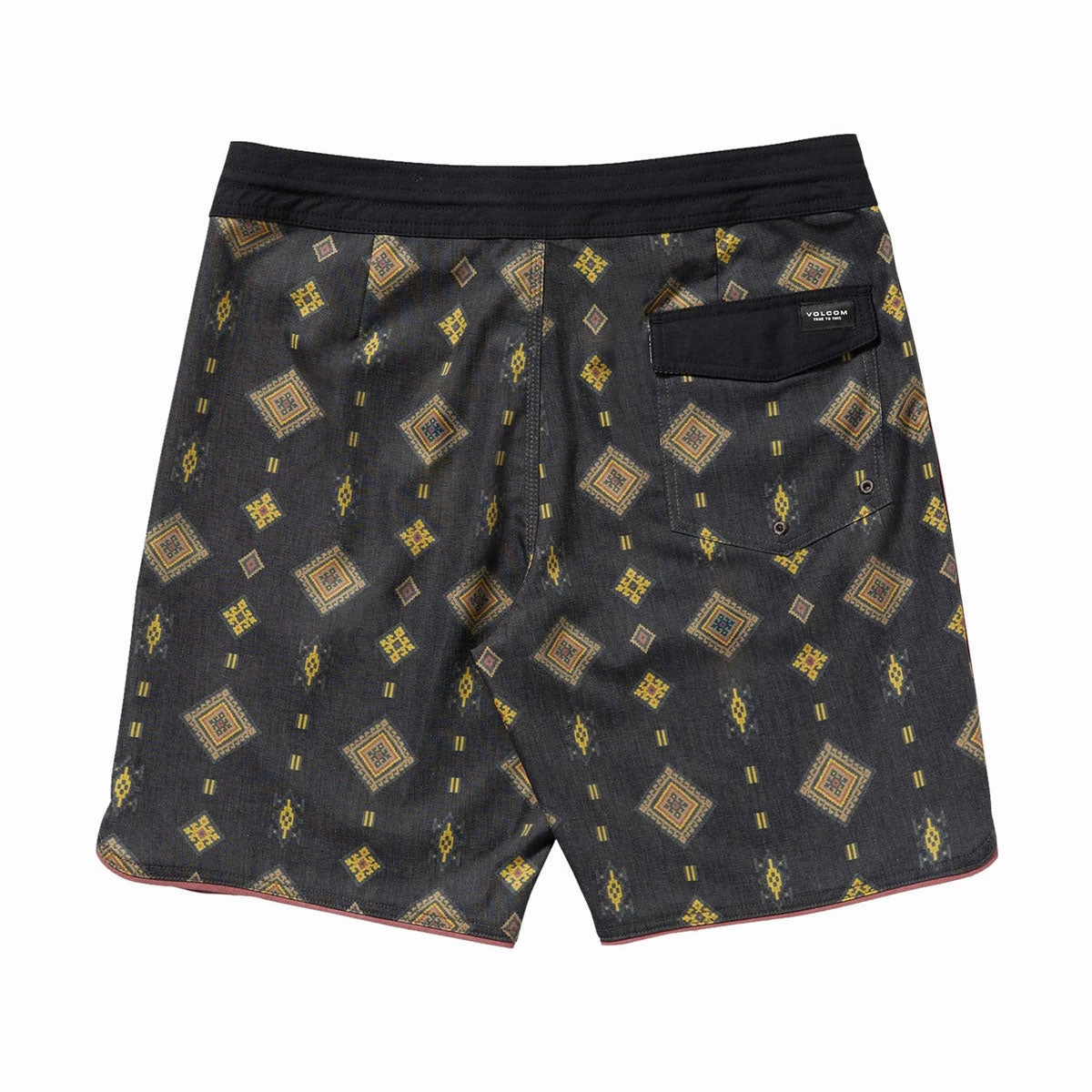 Relax Fit Volcom Desert Dobby Stoney 19 Boardshorts - Black
