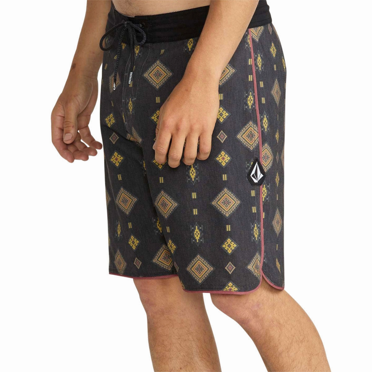 Flexible Use Volcom Desert Dobby Stoney 19 Boardshorts - Black