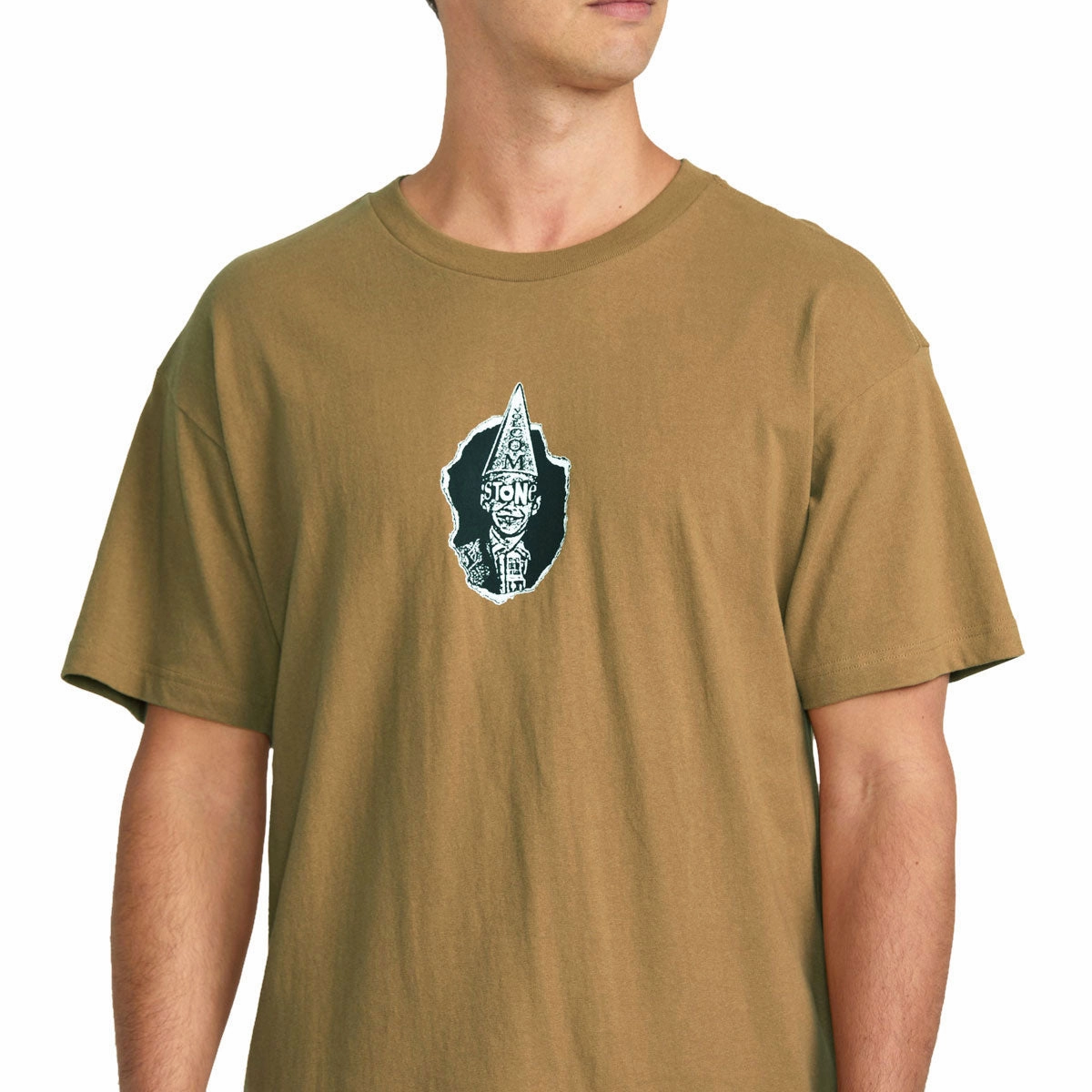 Midweight Knit Volcom Dunce T-Shirt - Coconut Shell