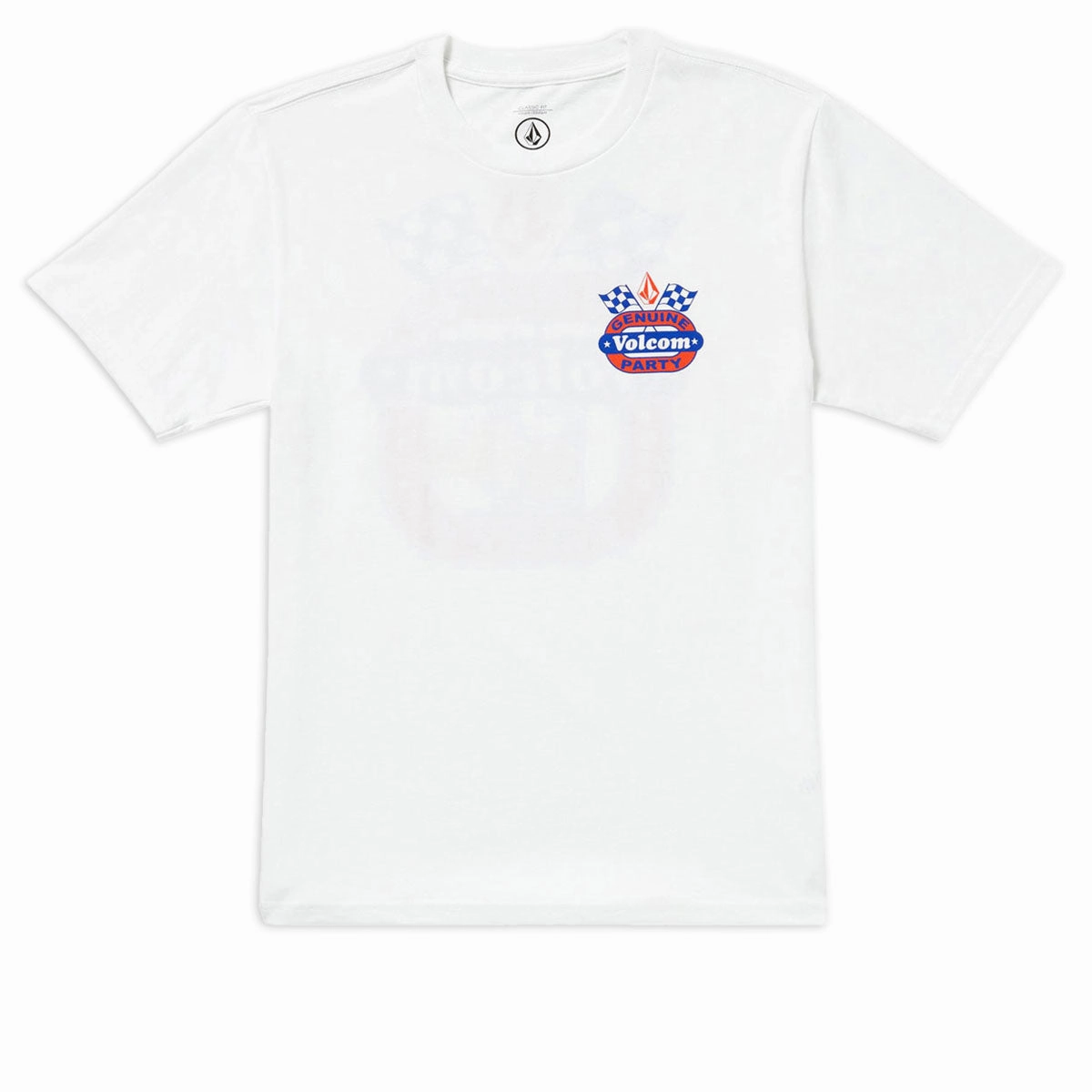 Volcom Fifth Gear T-Shirt - White Comfy Fit Layer