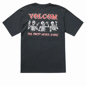 Urban Style Trend High-End Quality Volcom Never Ends T-Shirt - Stealth