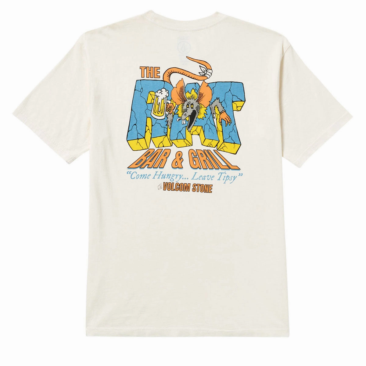 HighThreadCount Volcom Rat Bar T-Shirt - Off White