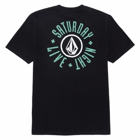 Lightweight Construction Volcom SNL50 88-95 T-Shirt - Black