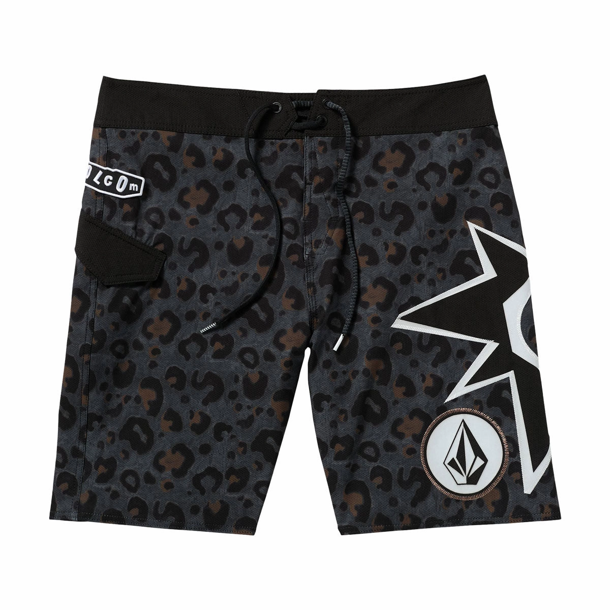 Volcom St4r G4zer Mod 20 Boardshorts - Asphalt Black NonIrritatingStitching