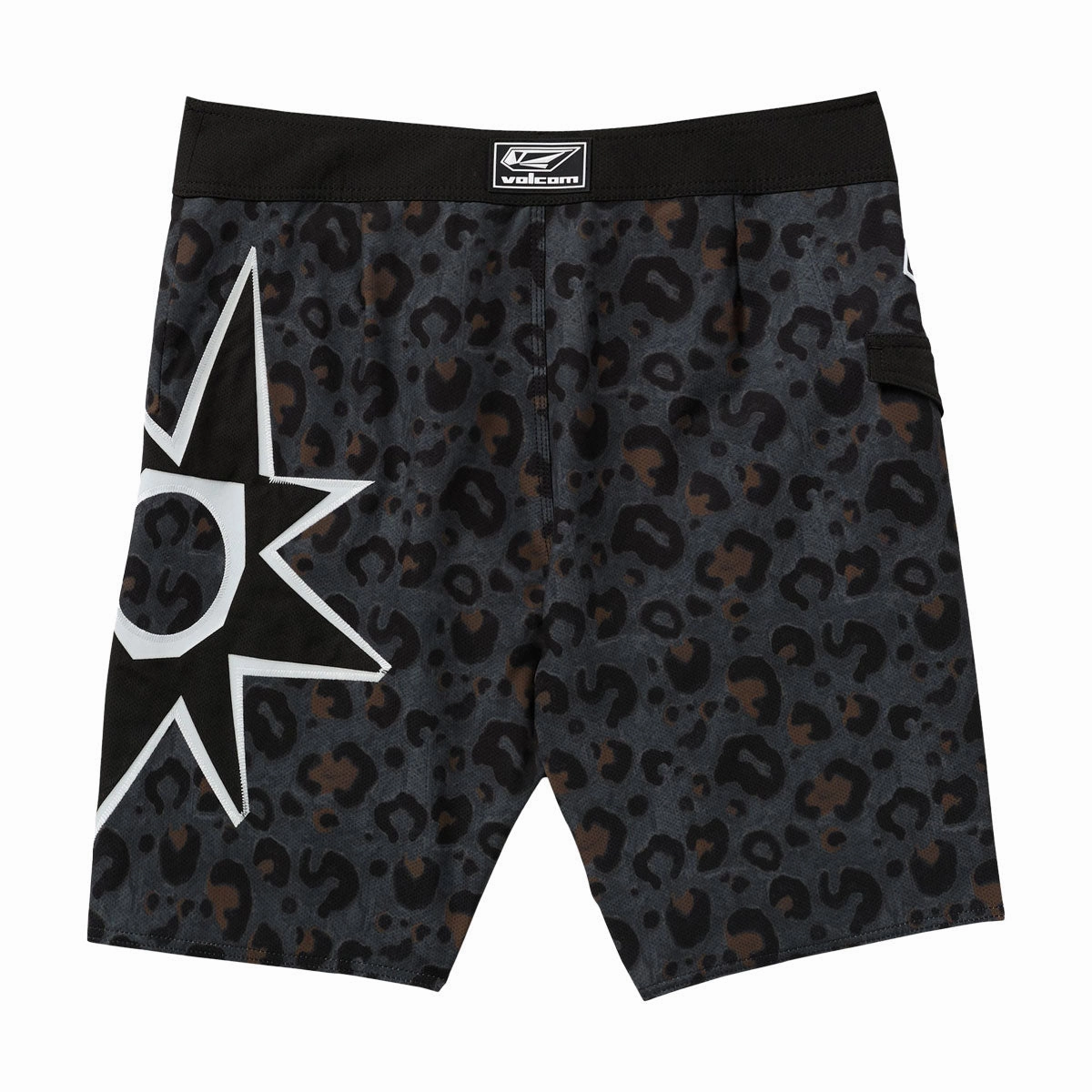 Comfy Shape Breathable Waist Volcom St4r G4zer Mod 20 Boardshorts - Asphalt Black