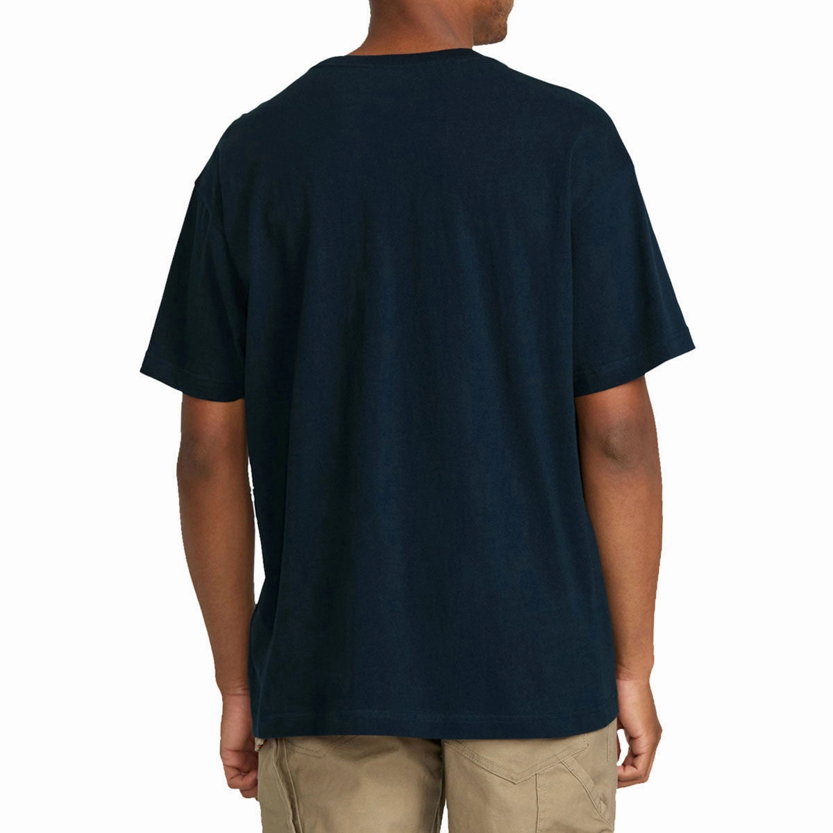 Chilly Day Essentials Classic Smart Volcom Workwear Certifico T-Shirt - Navy