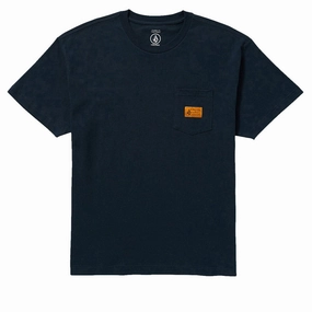 Classic Layer timeless Volcom Workwear Certifico T-Shirt - Navy