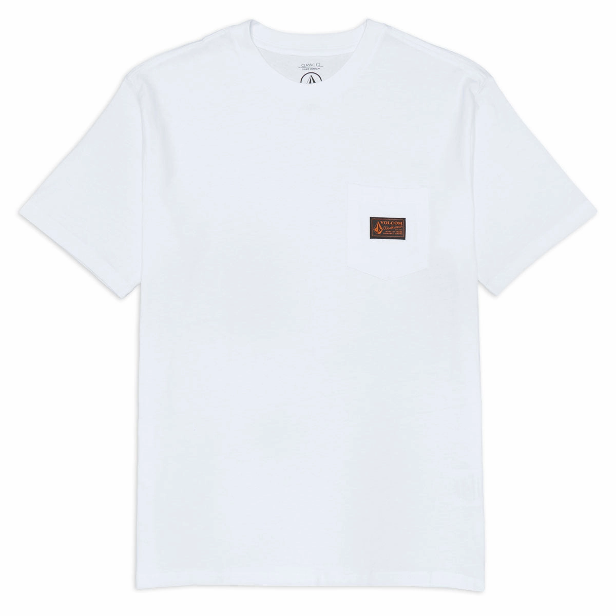 Volcom Workwear Certifico T-Shirt - White Flexible Wear