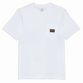 Volcom Workwear Certifico T-Shirt - White Flexible Wear