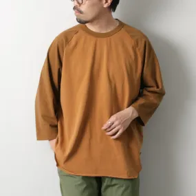 WALLA WALLA SPORT / Pigment Dye 2 Tone Baseball T-Shirt Comfortable Casual