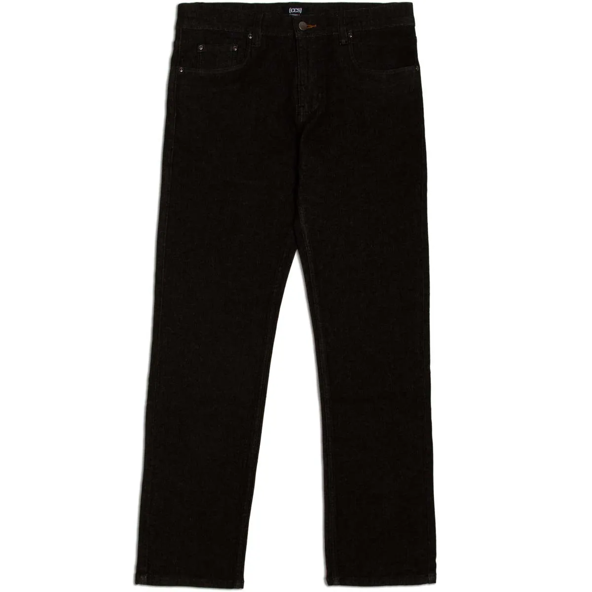 CCS Slim Stretch Denim Jeans - 12oz Black Flexible Performance stain resistant coating