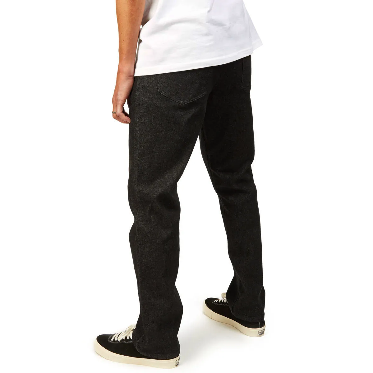 Simple Silhouette Comfort Design CCS Slim Stretch Denim Jeans - 12oz Black