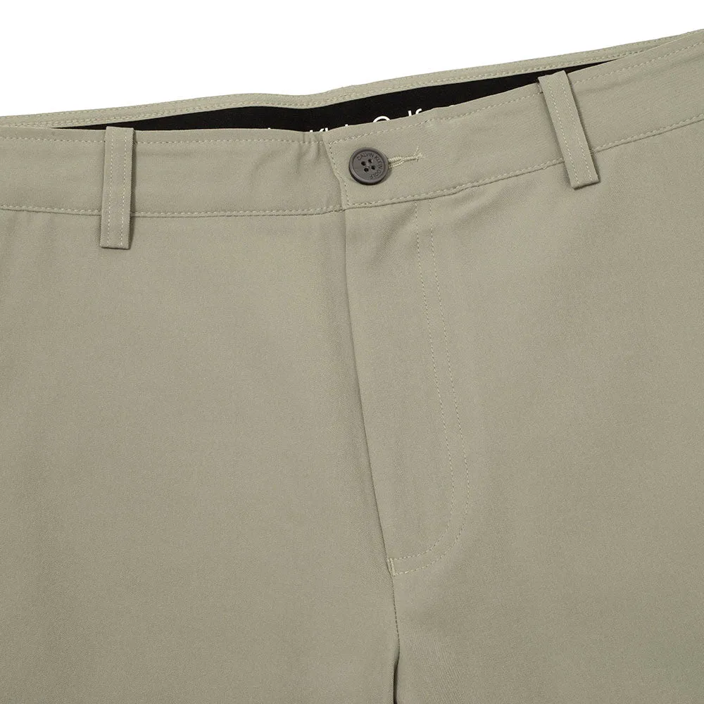 beauty industry cyclists Calvin Klein Bullet Regular Fit Stretch Shorts - Cameo Green