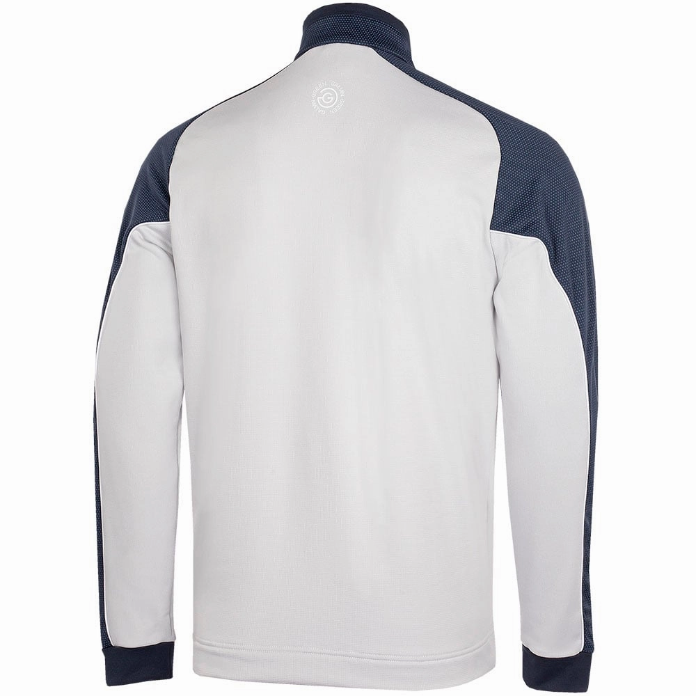 Galvin Green Daxton 1/2 Zip Insula Pullover - Navy/Cool Grey/White Lightweight Wear