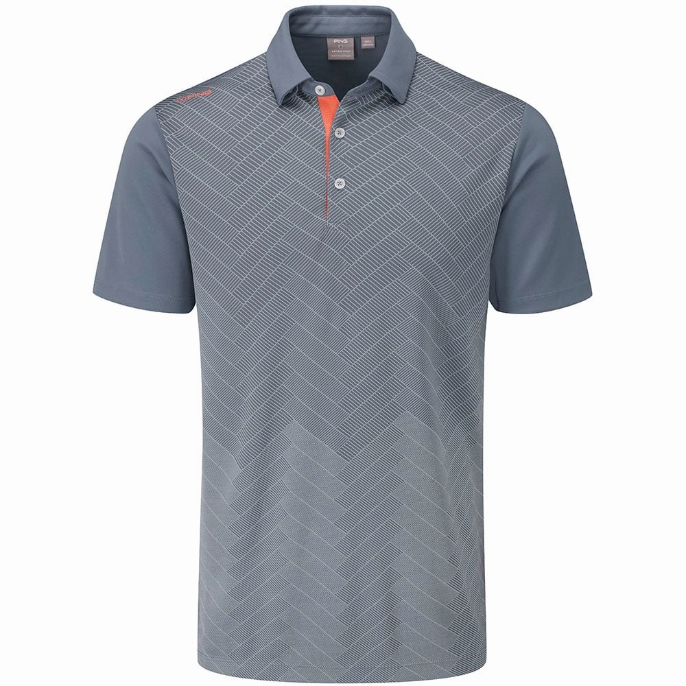 Beach Wear Ping Etten Polo Shirt - Greystone Multi