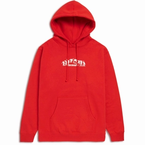 Girly style Chipmunk like CCS Kickflip Logo Pullover Hoodie - Red/White