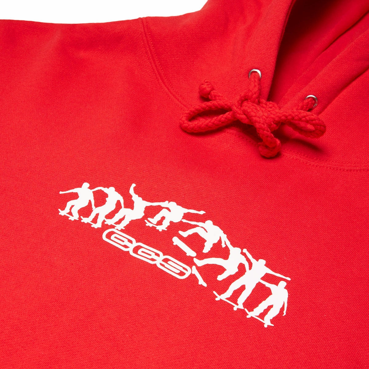 Weekend Casual Sustainable Manufacturing CCS Kickflip Logo Pullover Hoodie - Red/White