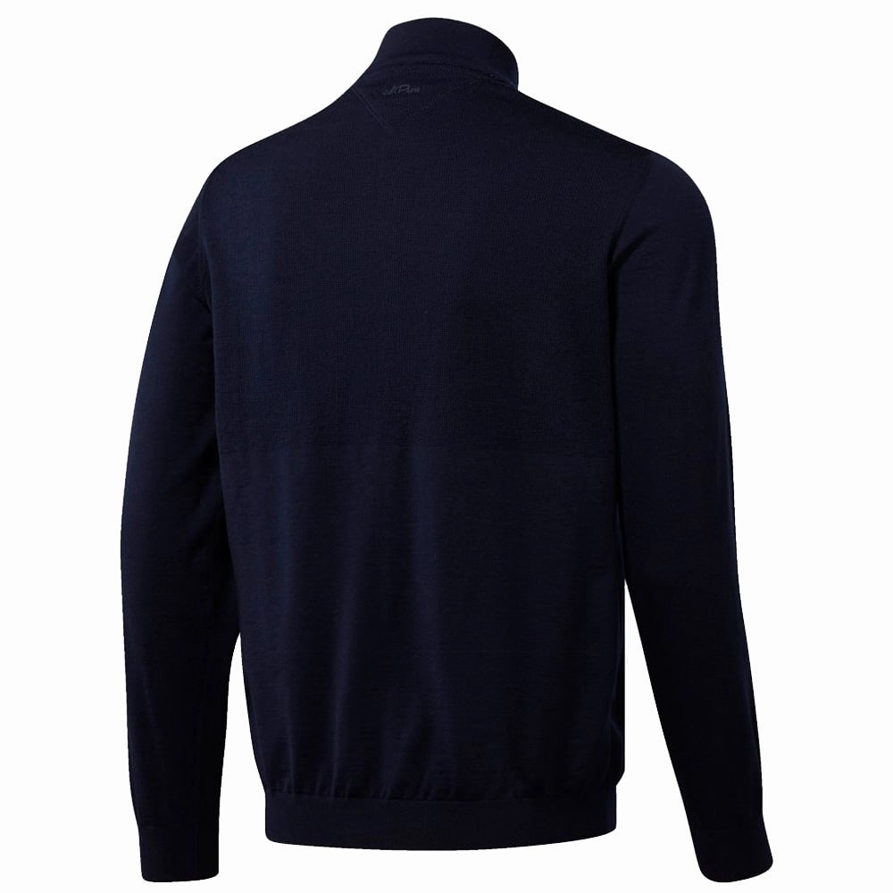 adidas Adipure Refined 1/4 Zip Pullover - Collegiate Navy Polyester