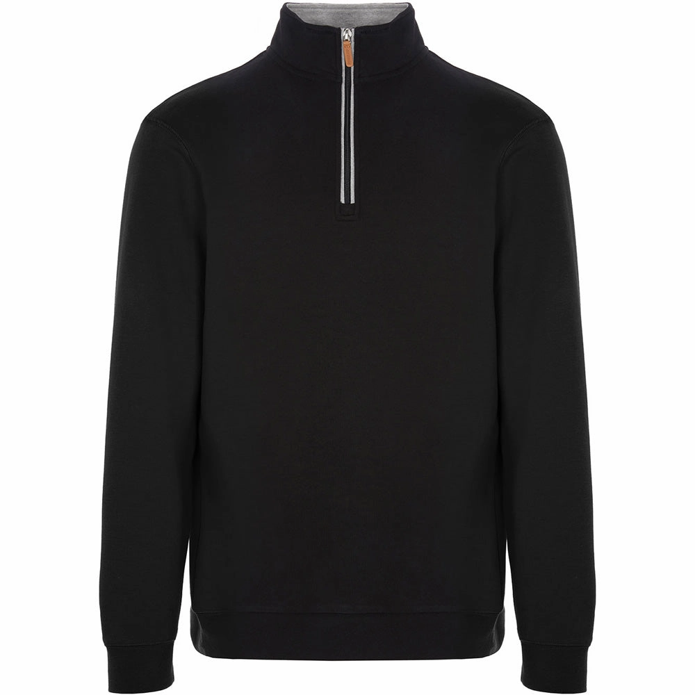 Comfortable Layer Brand Identity ProQuip Mistral 1/4 Zip Sweater - Black