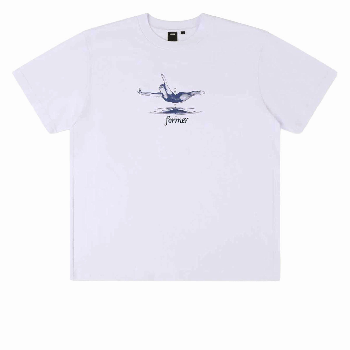 Former Diver T-Shirt - Oyster Perfect for Vacation SoftenedTexturedWeave