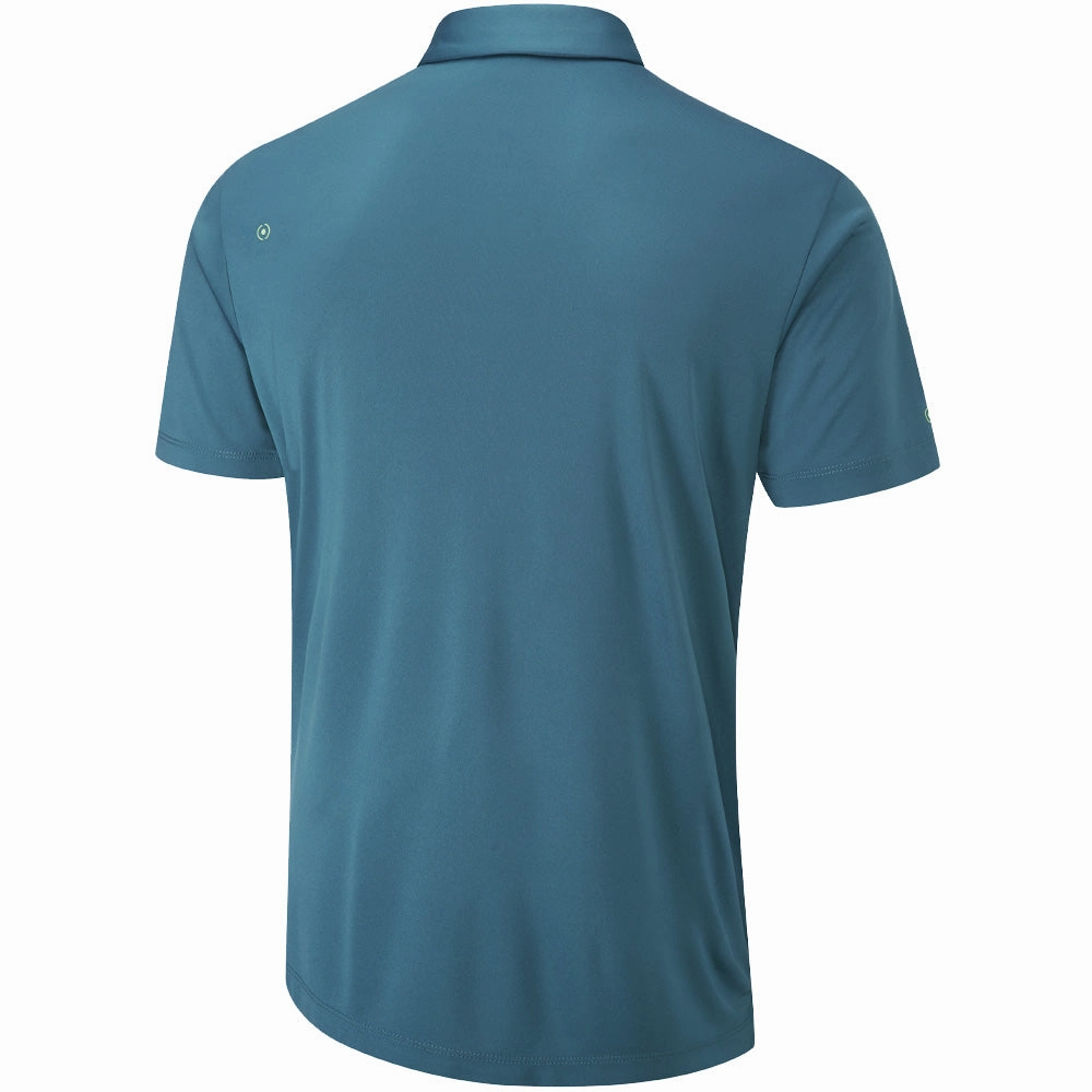 Fit for All Seasons Sleek Design Ping Portman Polo Shirt - Deep Atlantic/Scuba Blue