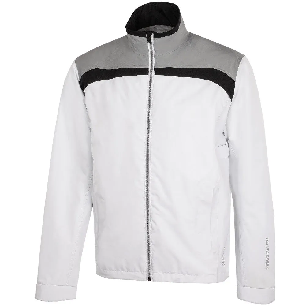 Relaxed Layers Galvin Green Anton Waterproof DRYVR Jacket - White/Sharkskin