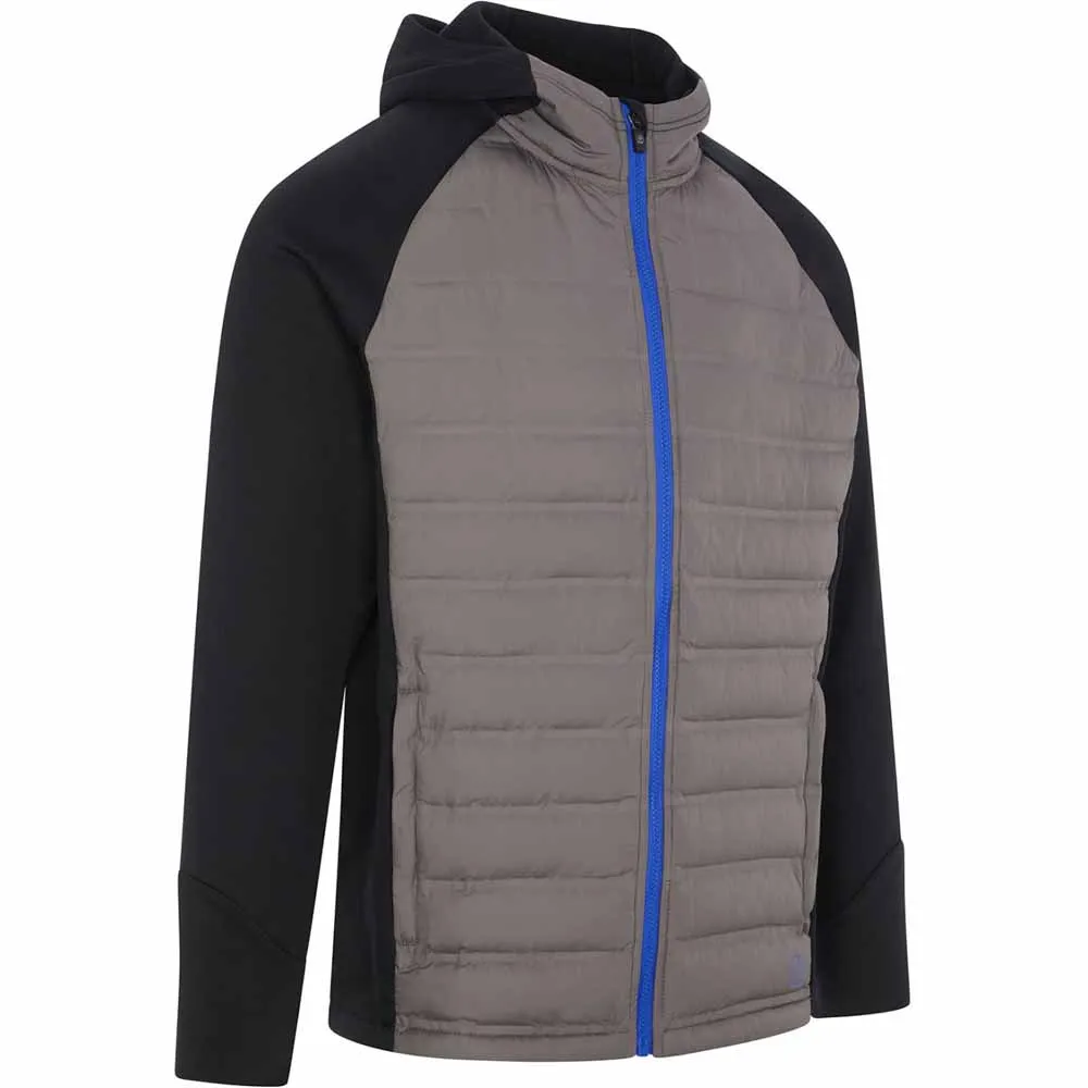 ProQuip Helm Quilt Hooded Jacket - Black/Grey Functional Look