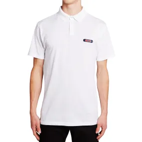 CCS Nested Polo Shirt - White Bold Graphics